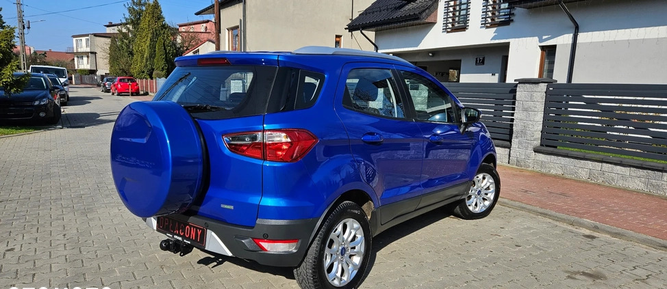 Ford EcoSport cena 37903 przebieg: 142347, rok produkcji 2014 z Zawiercie małe 631